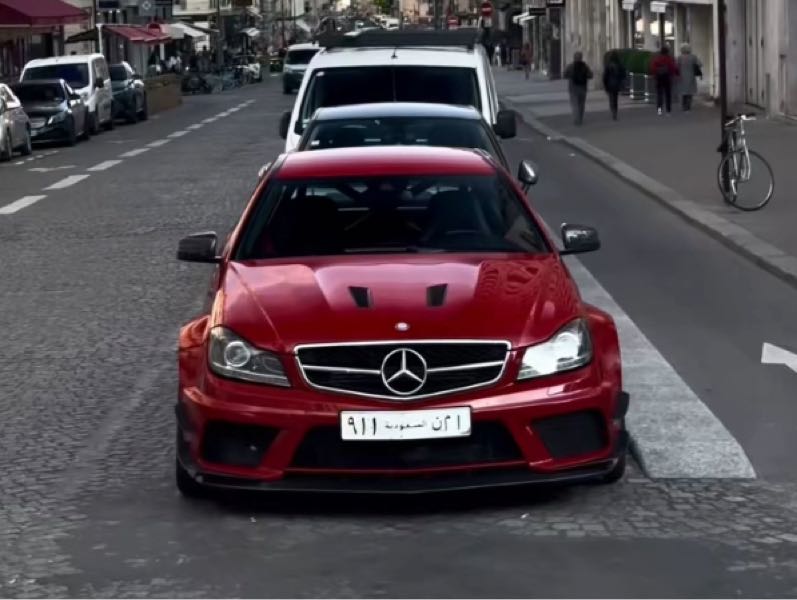 Mercedes-Benz C63 AMG Black Series spotted in Dubai