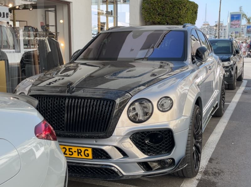 Bentley Bentayga spotted in Barbacha