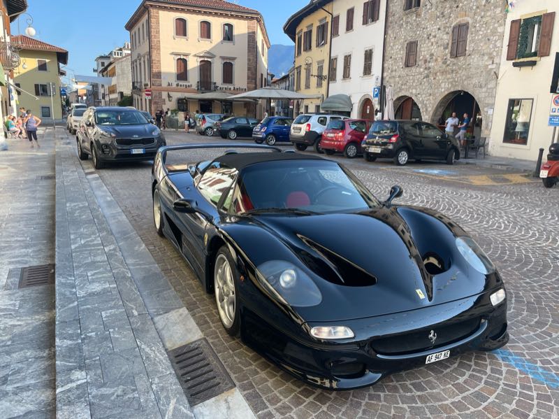 Ferrari F50 spotted in Tolmezzo