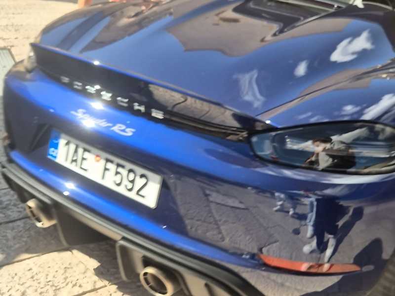 Porsche 718 Spyder RS spotted in Matera