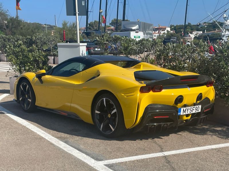 Ferrari SF90 Stradale spotted in Olbia
