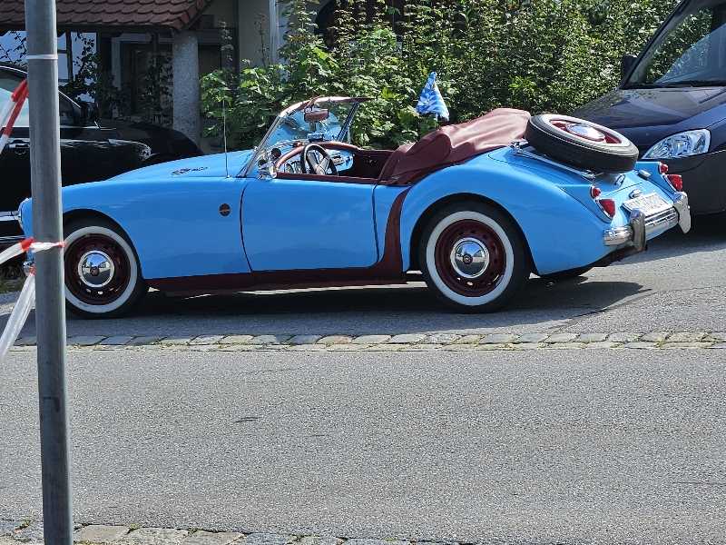 Triumph TR3 spotted in Kirchberg