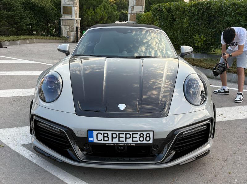Porsche 911 Turbo S spotted in Varna
