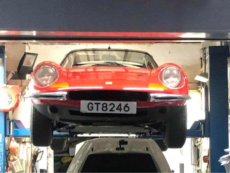Ferrari Dino 246 GT spotted in Hong Kong