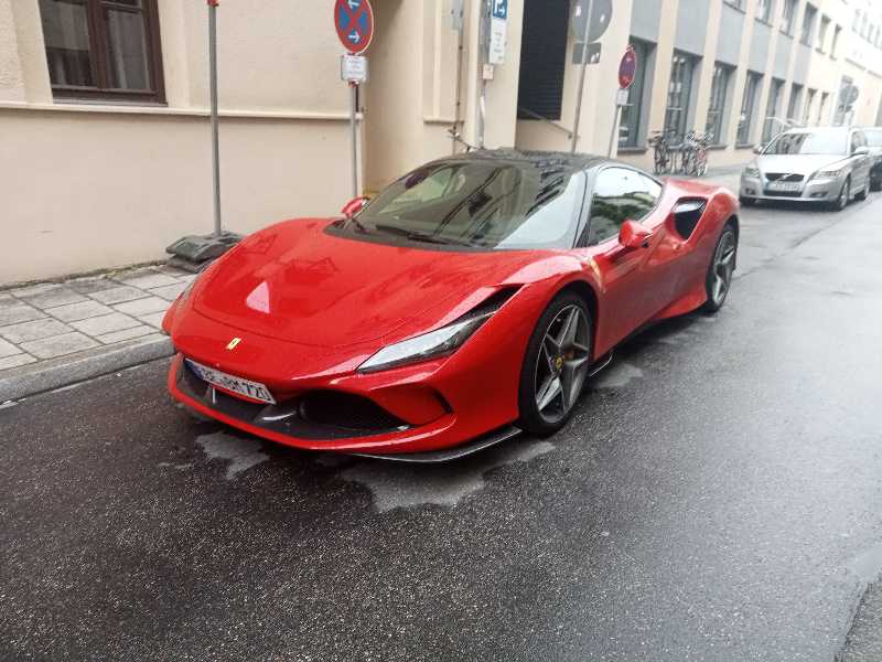 Ferrari F8 Tributo spotted in Amberg