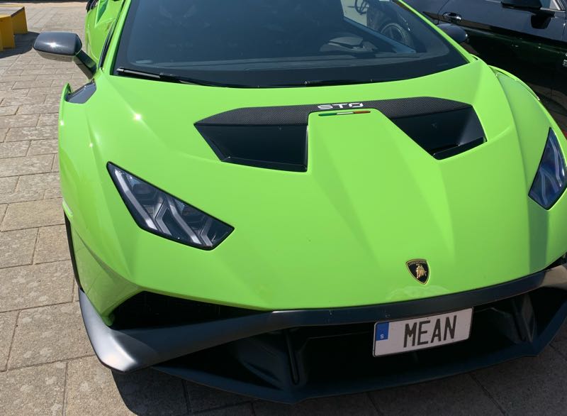 Lamborghini Huracán STO spotted in Falkenberg