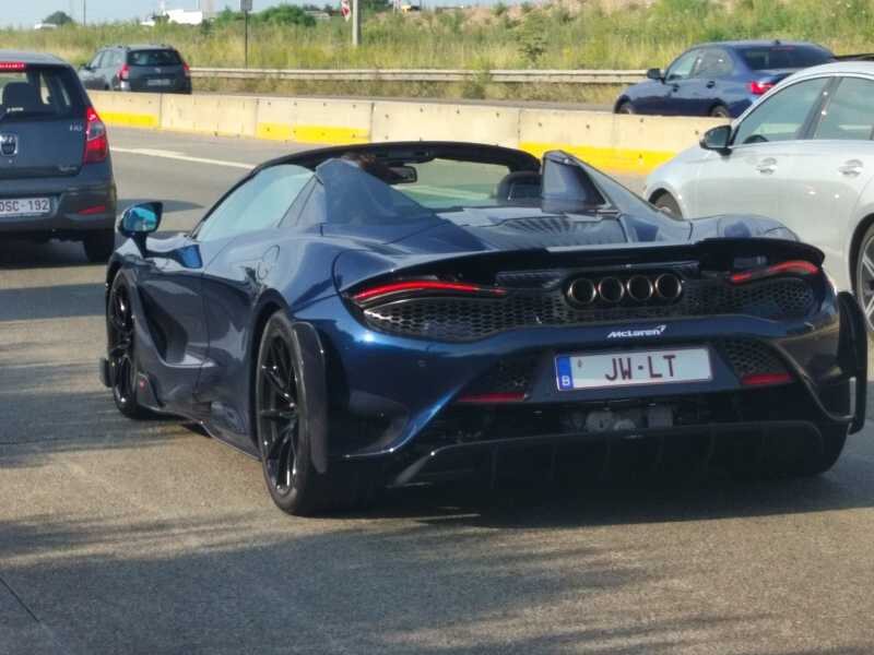 McLaren 720S Spider spotted in Antwerp