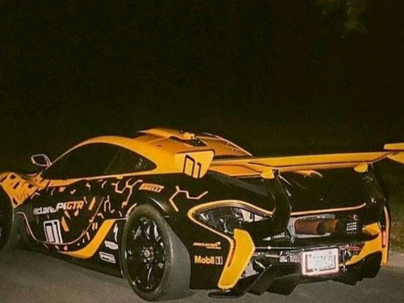 McLaren P1 GTR spotted in Mühlhausen