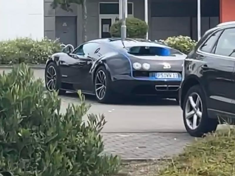 Bugatti Veyron spotted in Kaiserslautern