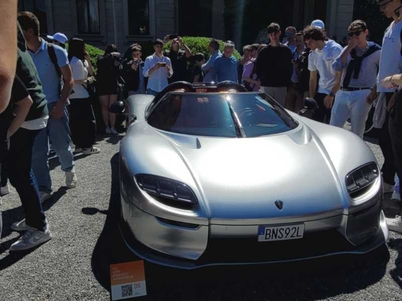 Koenigsegg Jesko Absolut spotted in Rome